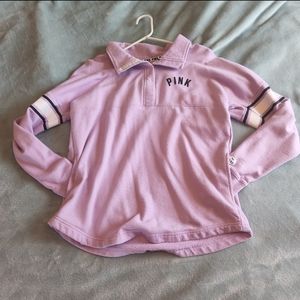 PINK brand collared pullover size medium